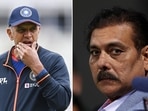 Ravi Shastri (Right) is not in favour of Rahul Dravid's coaching staff being given breaks(Getty Images) Ravi Shastri (Right) is not in favour of Rahul Dravid's coaching staff being given breaks(Getty Images)