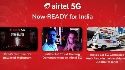 Airtel's 5G services began on October 6, in eight cities. Airtel's 5G services began on October 6, in eight cities.