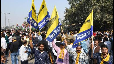 The AAP has said it has given tickets to over 30 traders. (ANI) The AAP has said it has given tickets to over 30 traders. (ANI)