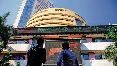 On Wednesday, equity benchmark indices ended the trade in the positive territory. (Bloomberg File Photo ) On Wednesday, equity benchmark indices ended the trade in the positive territory. (Bloomberg File Photo )