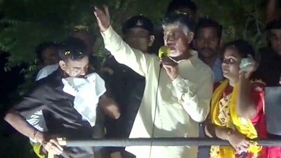 In an emotion-filled tone at a roadshow in this district late on Wednesday night, Naidu recalled his vow not to step into the Assembly till the TDP returned to power. (File) (ANI)