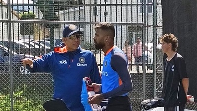 Hardik Pandya is leading the team in Rohit Sharma's absence. (ANI)