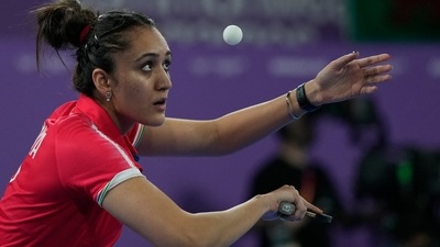 ITTF-ATTU Asian Cup:: Manika Batra defeated the world no. 7 in her round of 16 match. (AP) ITTF-ATTU Asian Cup:: Manika Batra defeated the world no. 7 in her round of 16 match. (AP)