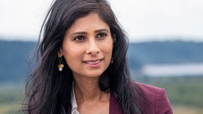 Gita Gopinath, first deputy managing director International Monetary Fund, is seen. (Bloomberg) Gita Gopinath, first deputy managing director International Monetary Fund, is seen. (Bloomberg)