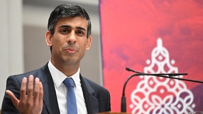 Rishi Sunak: British Prime Minister Rishi Sunak is seen. (Reuters)