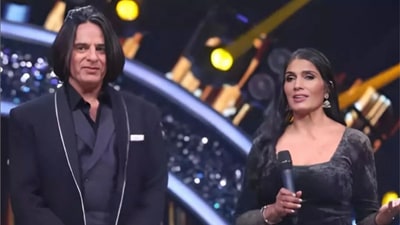 Rahu Roy and Anu Aggarwal on Indian Idol 13. Rahu Roy and Anu Aggarwal on Indian Idol 13.
