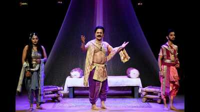 The play being staged at NCZCC on Thursday (HT Photo)