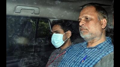 Satyendar Jain was arrested on May 30 under the provisions of the Prevention of Money Laundering Act (PMLA) and is currently lodged in the Tihar jail. (HT Photo) Satyendar Jain was arrested on May 30 under the provisions of the Prevention of Money Laundering Act (PMLA) and is currently lodged in the Tihar jail. (HT Photo)