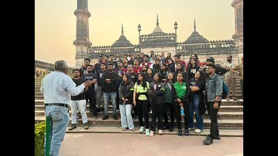 IIM-L students undertake heritage walk for tourism cause (ht photo)