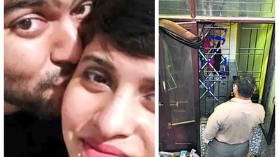 Shraddha Walkar was murdered on May 18 between 8pm to 9pm in the Chhatarpur flat (right) that they rented four days before. Shraddha Walkar was murdered on May 18 between 8pm to 9pm in the Chhatarpur flat (right) that they rented four days before.
