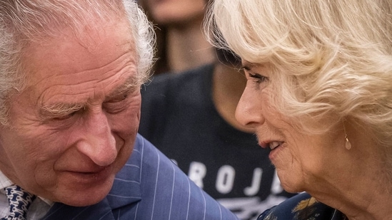 King Charles-Camilla Wedding Cake: Britain's King Charles III and Britain's Camilla, Queen Consort is seen. (AFP)