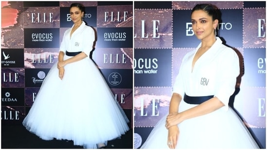 Deepika Padukone gives a twist to tulle gown, looks like a modern-day goddess(HT Photos/Varinder Chawla)