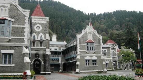 The Uttarakhand high court in Nainital. (HT PHOTO)