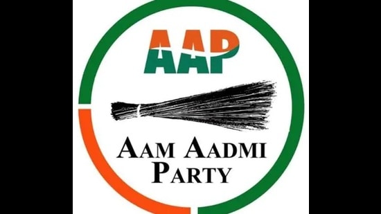 Image of New Delhi : April 2020 : A illustration of Aam Aadmi political Party's  logo.-IB235326-Picxy