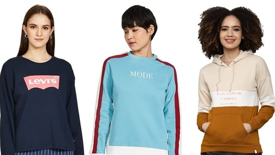 Sweatshirts for women help keep one adequately warm.