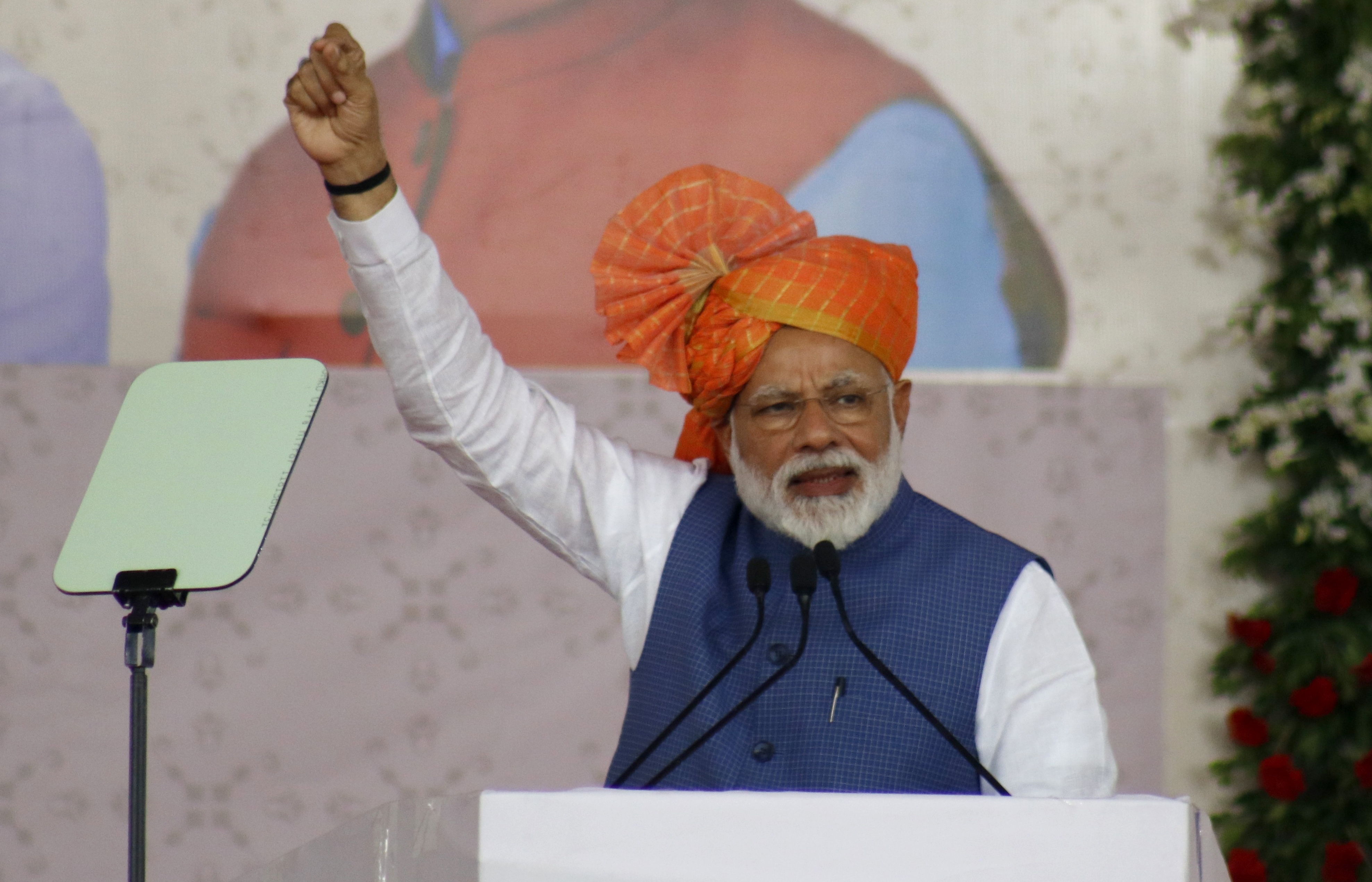 The political strategy is obvious: Create an emotional connect between PM Narendra Modi’s leadership and the Gujarati voter to the point where the interests of the two are indistinguishable. (Siddharaj Solanki/HT Photo)
