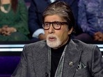 Amitabh Bachchan from the sets of Kaun Banega Crorepati 14. Amitabh Bachchan from the sets of Kaun Banega Crorepati 14.