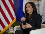 US vice president Kamala Harris is seen. (AP) US vice president Kamala Harris is seen. (AP)