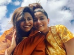 Alia Bhatt with Shaheen Bhatt in a happy new picture. Alia Bhatt with Shaheen Bhatt in a happy new picture.