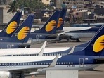 A fleet of Jet Airways aircraft at the Chhatrapati Shivaji Maharaj International Airport in Mumbai. (REUTERS FILE PHOTO) A fleet of Jet Airways aircraft at the Chhatrapati Shivaji Maharaj International Airport in Mumbai. (REUTERS FILE PHOTO)