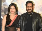 Vatsal Sheth and Ishita Dutta, Kajol and Ajay Devgn, Shriya Saran and Andrei Koscheev at Drishyam 2 screening on Thursday. (Varinder Chawla) Vatsal Sheth and Ishita Dutta, Kajol and Ajay Devgn, Shriya Saran and Andrei Koscheev at Drishyam 2 screening on Thursday. (Varinder Chawla)