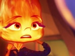 Amber in a still from Elemental. Amber in a still from Elemental.