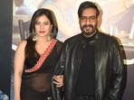 Kajol and Ajay Devgn attend Drishyam 2 screening. (HT Photo/Varinder Chawla) Kajol and Ajay Devgn attend Drishyam 2 screening. (HT Photo/Varinder Chawla)