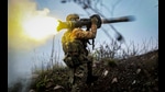 A Ukrainian soldier fires an anti-tank missile at an undisclosed location in the Donetsk region, Ukraine, November 17, 2022 (AP) A Ukrainian soldier fires an anti-tank missile at an undisclosed location in the Donetsk region, Ukraine, November 17, 2022 (AP)