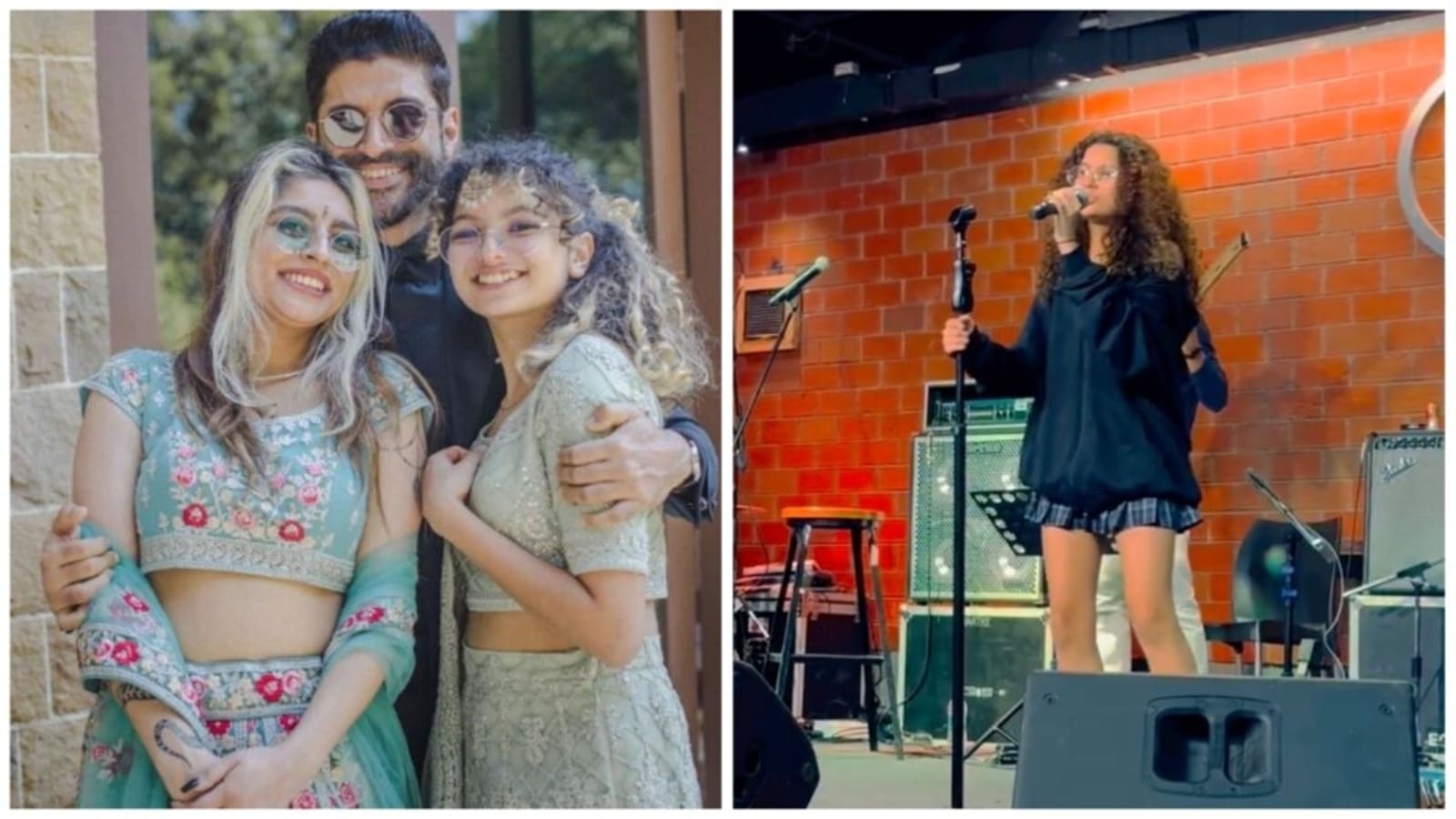 Proud dad Farhan Akhtar shares video of daughter Akira singing on stage Bollywood