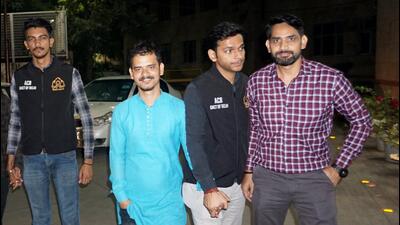 ACB arrested three men, including a relative and a personal assistant of AAP MLA Akhilesh Pati Tripathi, for allegedly taking money on his behalf from a party worker on the pretext of ensuring a ticket for the civic body elections. (PTI) ACB arrested three men, including a relative and a personal assistant of AAP MLA Akhilesh Pati Tripathi, for allegedly taking money on his behalf from a party worker on the pretext of ensuring a ticket for the civic body elections. (PTI)