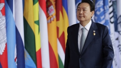 South Korea's President Yoon Suk-yeol is seen. (Reuters)