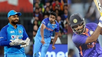 Rishabh Pant, Ashiwn and Sanju Samson (ANI/PTI) Rishabh Pant, Ashiwn and Sanju Samson (ANI/PTI)