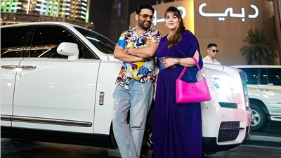 Kapil Sharma with wife Ginni Chatrath. Kapil Sharma with wife Ginni Chatrath.