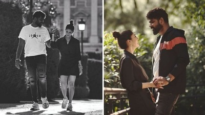Vignesh Shivan shared a few romantic pictures with Nayanthara on her birthday. Vignesh Shivan shared a few romantic pictures with Nayanthara on her birthday.