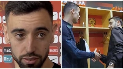Bruno Fernandes opens up on viral video with Cristiano Ronaldo Bruno Fernandes opens up on viral video with Cristiano Ronaldo