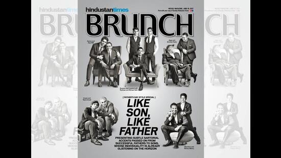 Ajay Bijli and his son Aamer on the cover of HT Brunch in 2017 Ajay Bijli and his son Aamer on the cover of HT Brunch in 2017