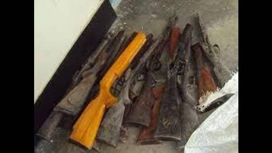 Punjab director general of police Gaurav Yadav ordered mandatory quarterly inspection of gun houses and stocks of all licensed gun manufacturers and dealers across the state (HT File)
