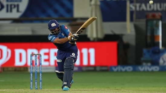 Anmolpreet Singh batting for Mumbai Indians in the IPL(IPL/Twitter)