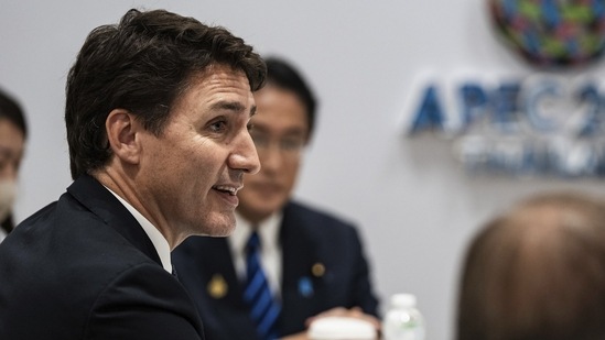 Canadian Prime Minister Justin Trudeau is seen. (AP)