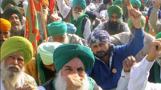 As “chakka jam” at six different places in Punjab entered its third day on Friday, farm union charged the Bhagwant Mann-led Punjab government of using the official machinery to defame the ongoing agitation. (PTI)