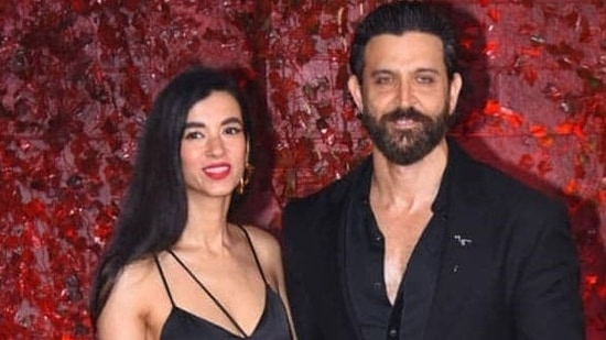 Saba Azad and Hrithik Roshan at Karan Johar's birthday party in May. (File Photo)