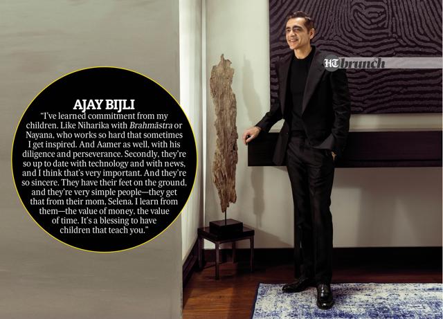 Ajay Bijli says, “In their formative years, I was running around like a headless chicken trying to build a company. But the values we instilled have stuck with them.” (Shivamm Paathak) Ajay Bijli says, “In their formative years, I was running around like a headless chicken trying to build a company. But the values we instilled have stuck with them.” (Shivamm Paathak)