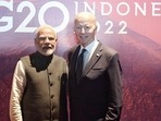 PM Modi and US Prez Biden also met Indonesian President Joko Widodo on the sidelines of the G20 Summit. (Arindam Bagchi | Twitter) PM Modi and US Prez Biden also met Indonesian President Joko Widodo on the sidelines of the G20 Summit. (Arindam Bagchi | Twitter)