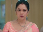 Rupali Ganguly in a still image from her show Anupamaa. Rupali Ganguly in a still image from her show Anupamaa.