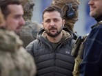 Russia-Ukraine War: Ukrainian President Volodymyr Zelenskyy is seen during his visit to Kherson.