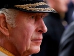 King Charles III: Britain's King Charles attends the state funeral and burial of Britain's Queen Elizabeth, in London, Britain.
