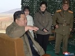 North Korea's leader Kim Jong Un (L), with his wife Ri Sol Ju (2nd R) and his daughter (2nd L-behind) attend the test-firing of the new intercontinental ballistic missile (ICBM).(AFP) North Korea's leader Kim Jong Un (L), with his wife Ri Sol Ju (2nd R) and his daughter (2nd L-behind) attend the test-firing of the new intercontinental ballistic missile (ICBM).(AFP)