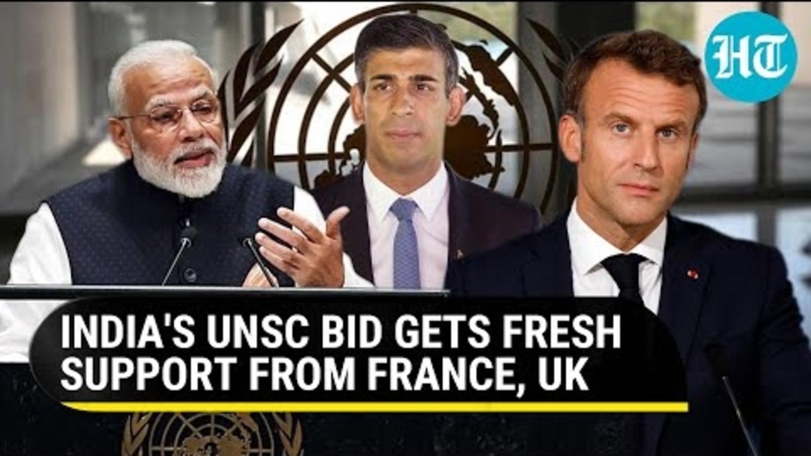 Macron, Sunak Back India's UNSC Bid; France And UK Laud India As ...