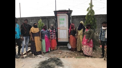 Delhi-based NGO BasicShit has installed around 180 toilets in Delhi and recycled over 10 metric tonnes of plastic. Recently, a few toilets for women were also installed at a refugee camp in Majnu Ka Tila. Delhi-based NGO BasicShit has installed around 180 toilets in Delhi and recycled over 10 metric tonnes of plastic. Recently, a few toilets for women were also installed at a refugee camp in Majnu Ka Tila.