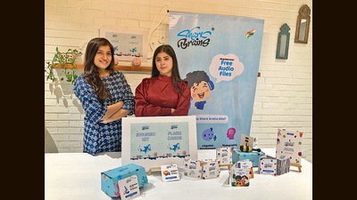 Mayuri Shende-Kankariya (L) and Pranali Shende-Kotkar, co-founders of Shark Brain. (HT PHOTO) Mayuri Shende-Kankariya (L) and Pranali Shende-Kotkar, co-founders of Shark Brain. (HT PHOTO)